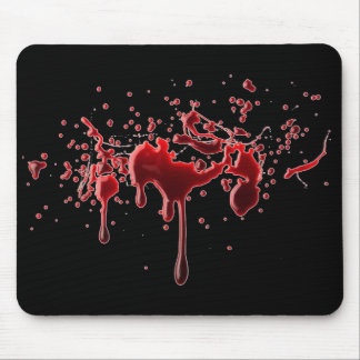 Blood Splatter Mousepad