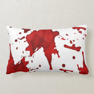 Blood Splatter Pillow
