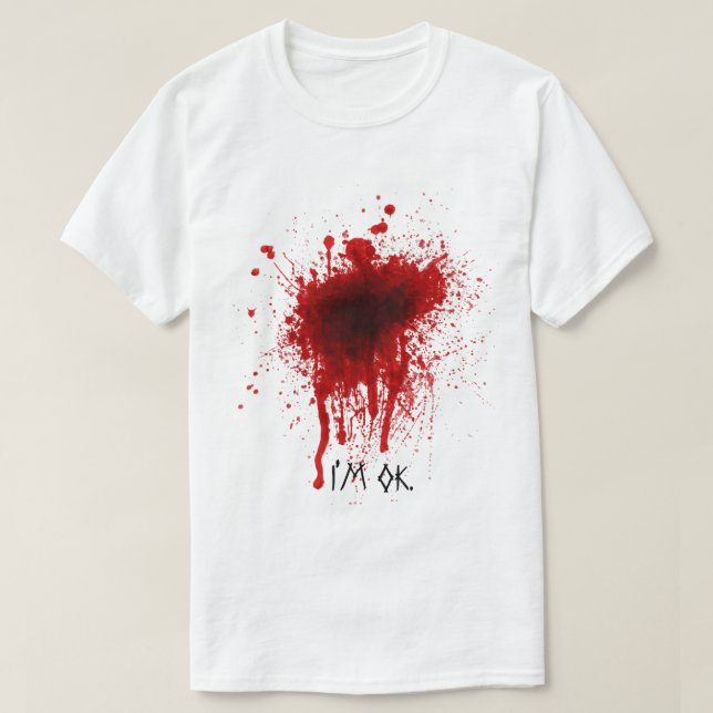 Blood Splatter T-Shirt (Design Front)