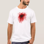 Blood Splatter T-Shirt<br><div class="desc">Chest Blood Splatter T-Shirt</div>