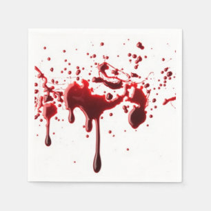 blood splatter third napkin