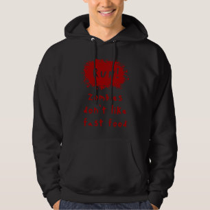 Blood Splatter  Zombie Halloween Hoodie