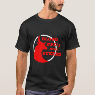 Blood Sweat And Steers Rodeo T-Shirt
