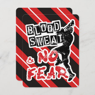 Blood, Sweat & No Fear Lacrosse Invitations