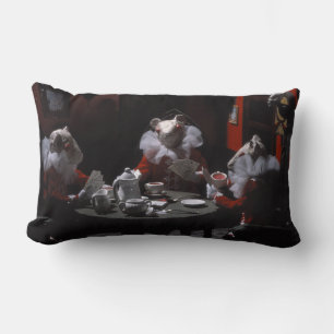 Blood Tea and Red String White Mice at Tea Lumbar Cushion