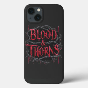 Blood & Thorns Gothic Design – Dark and Edgy iPhone 13 Case