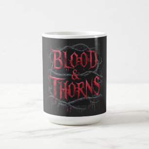 Blood & Thorns Gothic Design – Dark and Edgy Coffee Mug