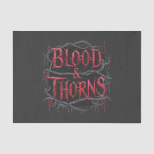 Blood & Thorns Gothic Design – Dark and Edgy  Tissue Paper
