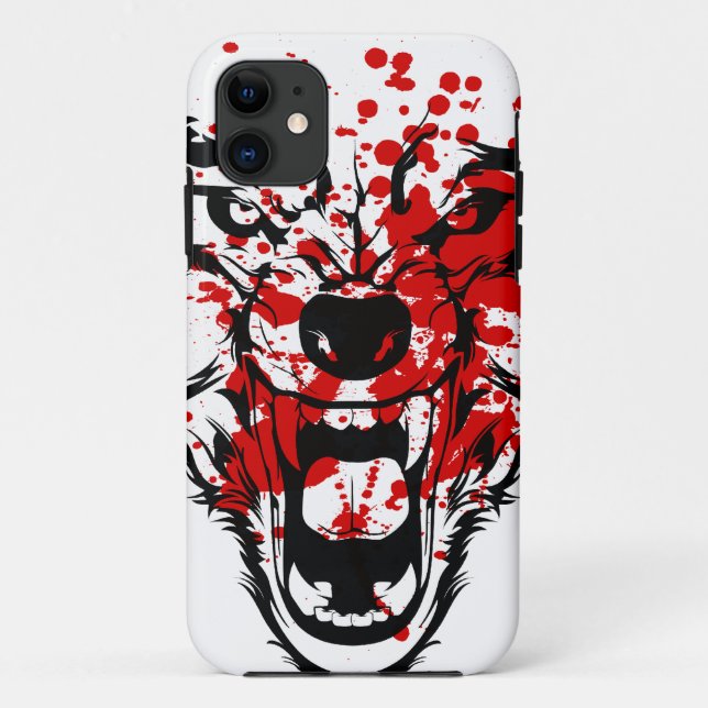 Blood Wolf Case-Mate iPhone Case (Back)