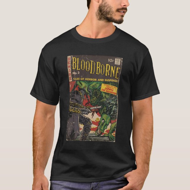 Bloodborne - comic cover fan art . T-Shirt (Front)