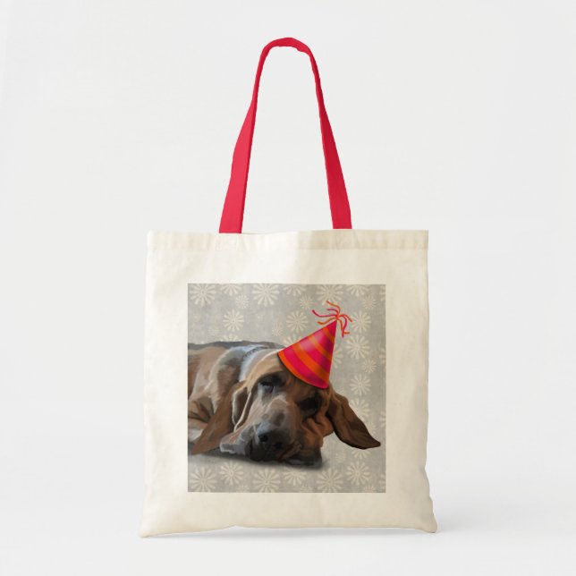 Bloodhound After the Party Tote Bag (Front)