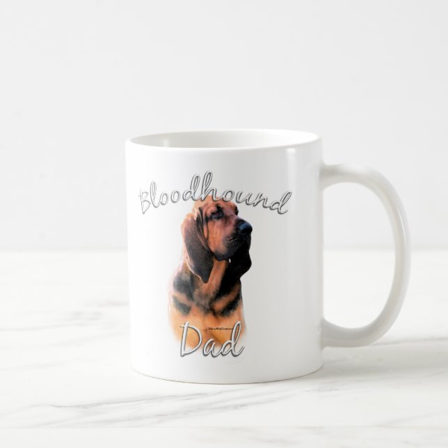 Bloodhound Dad 2 Coffee Mug (Right)