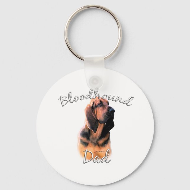 Bloodhound Dad 2 Key Ring (Front)