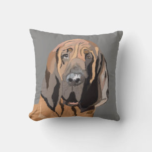 Bloodhound Digital Drawing Cushion