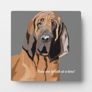 Bloodhound Digital Drawing Plaque