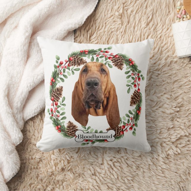  Bloodhound dog Cushion (Blanket)