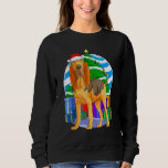 Bloodhound Dog Cute Santa Christmas Tree Decor Sweatshirt<br><div class="desc">Bloodhound Dog Cute Santa Christmas Tree Decor</div>