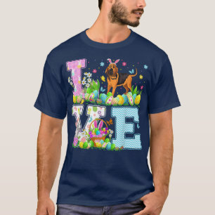 Bloodhound Dog Easter Egg Hunt Funny Love Bloodhou T-Shirt