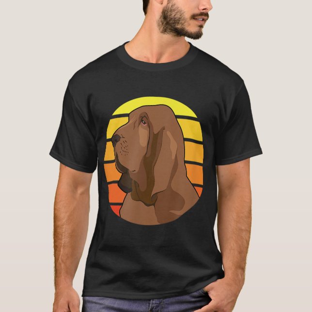 Bloodhound Dog Lover Gift T-Shirt (Front)