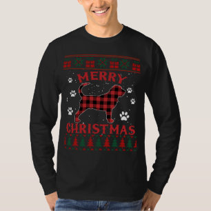 Bloodhound Dog Lover Pet Owner Gift Ugly Christmas T-Shirt
