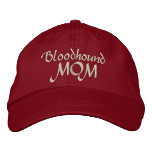 Bloodhound Dog MOM Embroidered Hat