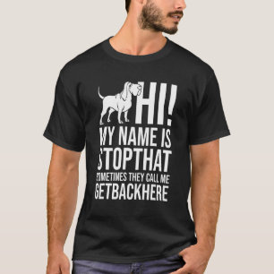 Bloodhound Dog Puppies Owner T-Shirt
