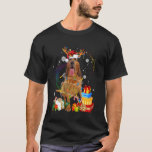 Bloodhound Dog Reindeer Santa Christmas Pyjamas Fa T-Shirt<br><div class="desc">Bloodhound Dog Reindeer Santa Christmas Pyjamas Family Dogs</div>