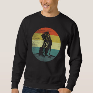 Bloodhound Dog Retro Vintage Design Sweatshirt