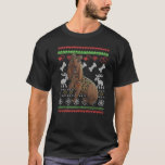 Bloodhound Dog Santa Claus Ugly Christmas Pattern  T-Shirt<br><div class="desc">Bloodhound Dog Santa Claus Ugly Christmas Pattern X Mas</div>
