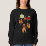 Bloodhound Dog Santa Sleigh Reindeer Christmas Xma Sweatshirt<br><div class="desc">Bloodhound Dog Santa Sleigh Reindeer Christmas Xmas</div>