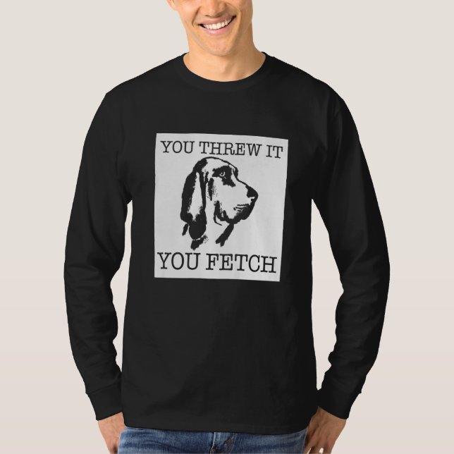 Bloodhound  dog T-Shirt (Front)