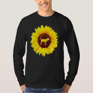 Bloodhound For Women Men Puppy Dog Pet Sunflower T-Shirt