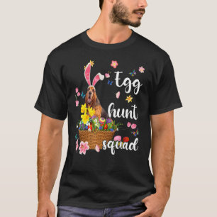 Bloodhound Happy Easter Day Easter Colourful Egg H T-Shirt