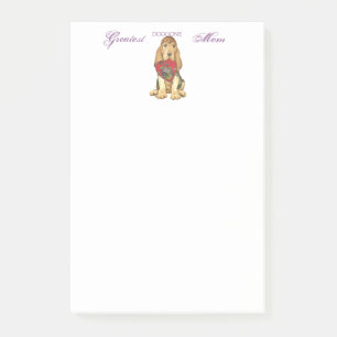 Bloodhound Heart Mum Post-it Notes