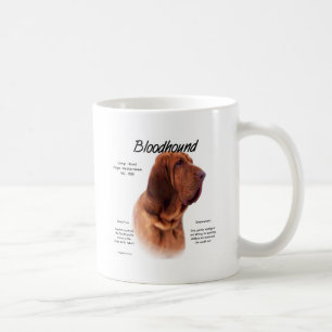 Bloodhound History Design Coffee Mug