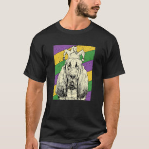 Bloodhound Jester Mardi Gras Dog Mom or Dad T-Shirt