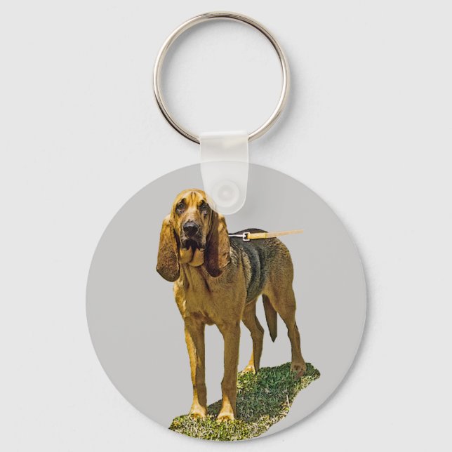 Bloodhound Key Ring (Front)