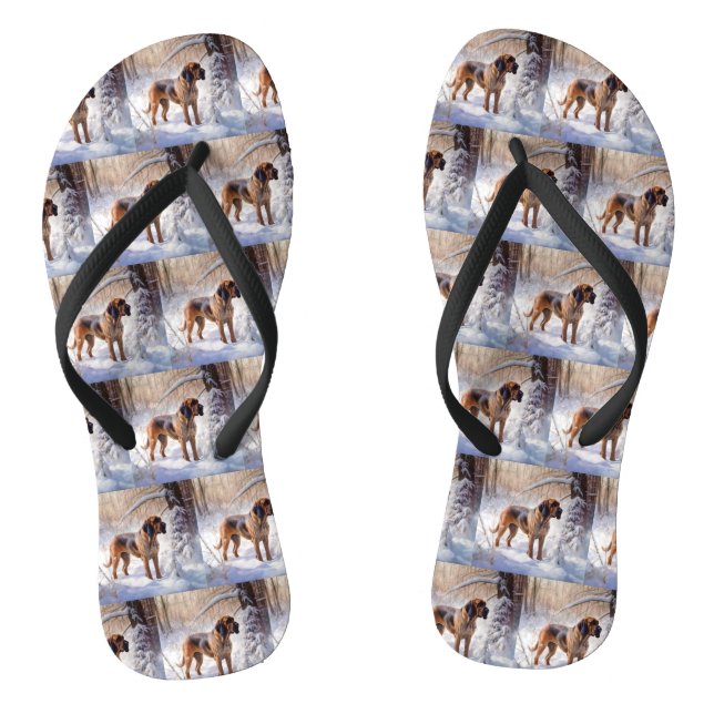 Bloodhound Let It Snow Christmas Jandals (Footbed)