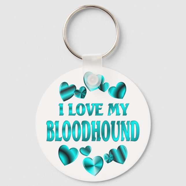 BLOODHOUND Love Key Ring (Front)