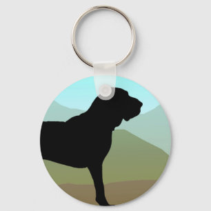 Bloodhound Mountains Key Ring