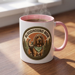Bloodhound Mum Coffee Mug Hound Dog Mum Gift