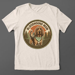 Bloodhound Mum Tri-blend Tee Hound Dog Mum Gift