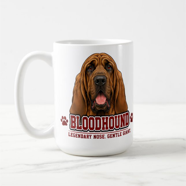🐾 Bloodhound Owner Family Pride 🐾 Coffee Mug (Left)