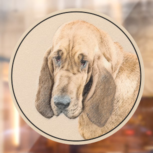 Bloodhound Painting - Cute Original Dog Art