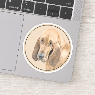 Bloodhound Painting - Cute Original Dog Art