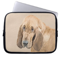 Bloodhound Painting - Cute Original Dog Art