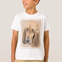 Bloodhound Painting - Cute Original Dog Art