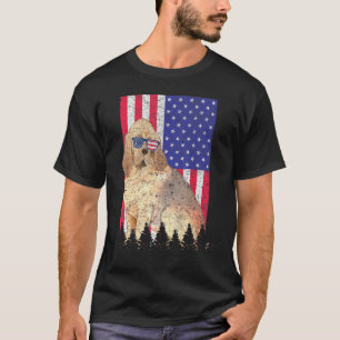 Bloodhound Patriotic Dog Usa Pride American Flag T-Shirt