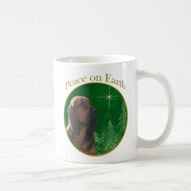 Bloodhound Peace Coffee Mug (Right)