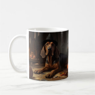 Bloodhound Pumpkins Halloween Scary  Coffee Mug